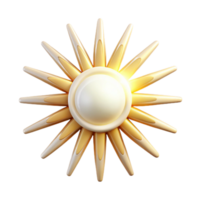 magnificent abstract Glowing White Sunburst Cutout with Radiant Beams high resolution png