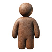 serene rustic Human Silhouette Isolated with Simple Outline professional png