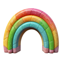 impressive vintage Isolated Rainbow Arch Element high resolution png