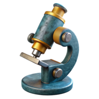 dramatic abstract Microscope with Adjustable Lens Cutout on Transparent Background 4K png