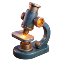 extraordinary creative Microscope with Light Source Transparent Background original png