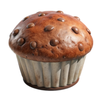 magnificent artistic Muffin Isolated on Transparent Background high resolution png