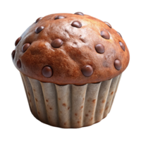 wonderful contemporary Muffin Isolated on Transparent Background high quality png