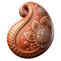 magnificent artistic Paisley Pattern Isolated with Traditional Design genuine png