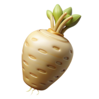 stunning traditional Parsnip Cutout with White Root original png