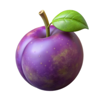 impressionante artístico ameixa roxa todo Cortar fora em transparente fundo Alto qualidade png