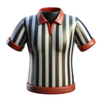 stunning rustic Referee Uniform Striped Pattern Transparent Background premium png