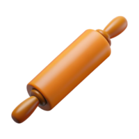 vibrant abstract Rolling Pin Isolated on Transparent Background high resolution png