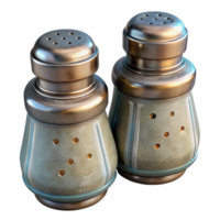 magnificent classic Salt and Pepper Shakers Side by Side Transparent Background high resolution png