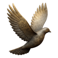 impressive minimalist Silhouette of a Flying Bird with Spread Wings Cutout exclusive png
