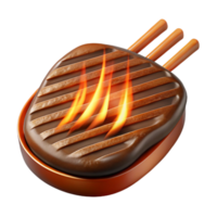 wonderful rustic Sizzling Steak with Grill Marks Transparent Background high resolution png