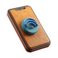 stunning artistic Smartphone with Wireless Charging Capability Transparent Background high resolution png