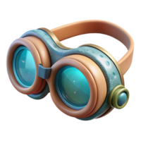 magnificent contemporary Swimming Goggles Underwater View Transparent Background premium png