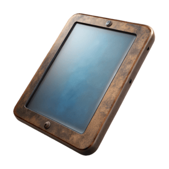 elegant artistic Tablet Computer with High Resolution Display Transparent Background high resolution png