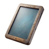 beautiful rustic Tablet Computer with High Resolution Display Transparent Background premium png