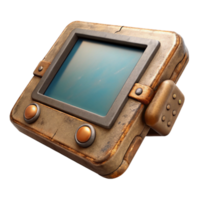 beautiful creative Tablet Computer with Touchscreen Interface Isolated 4K png