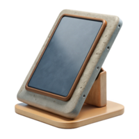 magnificent rustic Tablet with Stand Top View on Transparent Background exclusive png