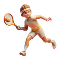 serene rustic Tennis Player Serving Ball Transparent Element high resolution png