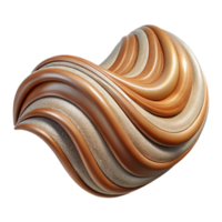 vibrant creative Wave Pattern Isolated with Flowing Lines original png