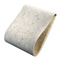 elegant minimalist White Paper Texture Isolated with Subtle Grain authentic png