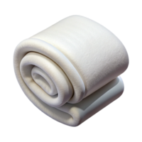 wonderful abstract White Towel Folded Isolated Element with Soft Shadow exclusive png