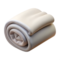 magnificent vintage White Towel Folded Isolated Element with Soft Shadow original png