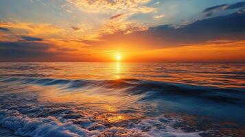 Beautiful scenery background of the sunrise photo