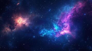 Space galaxy colorful background photo