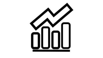 Infographic icon - Reporting, tacking and result icon animation motion design video