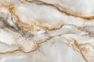 Luxurious marble texture featuring golden veins creating elegant pattern photo