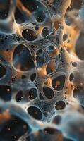 Intricate Cellular Network Detailed Microscopic Organic Structure Visual Resonance Artistic Form photo