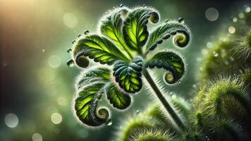 4K Realistic Macro Photograph of A Unique and Visually Striking Plant, Widescreen 4K Resolution photo
