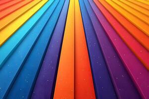 Vibrant Geometric Abstract with Colorful Diagonal Rays for Modern Design photo