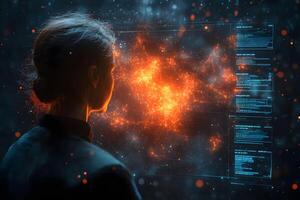 Futuristic Data Analysis Exploring Digital Universes and Information Networks photo