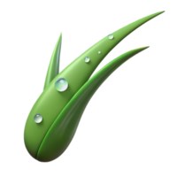stunning contemporary A single blade of grass with water droplets, macro photography, soft morning light genuine png