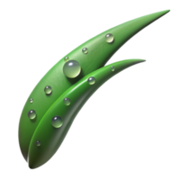 impressive artistic A single blade of grass covered in dew drops, macro photography style, soft lighting high resolution png
