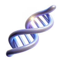 extraordinary traditional A DNA strand forming a double helix, glowing with an ethereal light, abstract and minimalist style high quality png