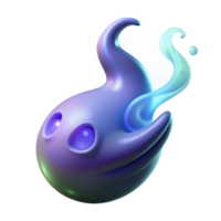 dramatic contemporary A will-o'-the-wisp flickering in a dark swamp, ethereal glow, eerie and mysterious, fantasy art style detailed png