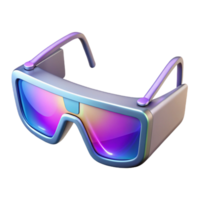 wonderful abstract A pair of augmented reality glasses displaying a holographic interface, sleek and minimalist design, lit by the projected hologram authentic png