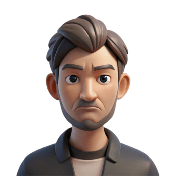 impressionante contemporâneo uma retrato do uma homem com uma popa expressão, claro-escuro iluminação, rembrandt estilo Alto qualidade png