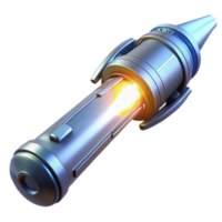 wonderful modern A futuristic weapon emitting a beam of energy, sleek and minimalist design, bright and intense lighting original png