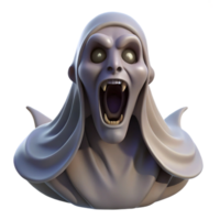 extraordinary contemporary A banshee wailing in the moonlight, ghostly and haunting, Gothic style exclusive png