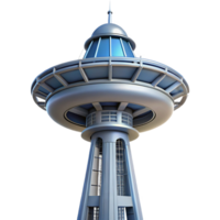 serene abstract A space elevator, stretching into the sky, futuristic, technological style high resolution png