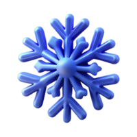 stunning creative A single, perfect snowflake falling against a dark blue background, illuminated by a soft light, in macro photography style original png
