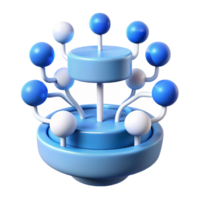 magnificent abstract An abstract representation of data flow, with streams of light particles, in shades of blue and white exclusive png