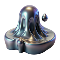 vibrant creative A cascade of flowing, liquid mercury, reflecting a distorted image of the surrounding environment, surrealist style detailed png