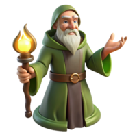 dramatic abstract A wise old druid performing a ritual in a sacred grove, dappled sunlight, Celtic art style professional png