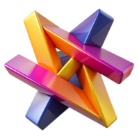 extraordinary abstract A dynamic composition of intersecting planes and surfaces, in bold, contrasting colors, illuminated by a bright, directional light, futuristic style original png