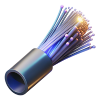 magnificent vintage A close-up of a fiber optic cable, strands of light glowing within, abstract style, illuminated by the internal light authentic png