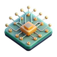 impressive vintage Microscopic view of a circuit board, intricate pathways, glowing circuitry, abstract patterns, scientific illustration style, genuine png